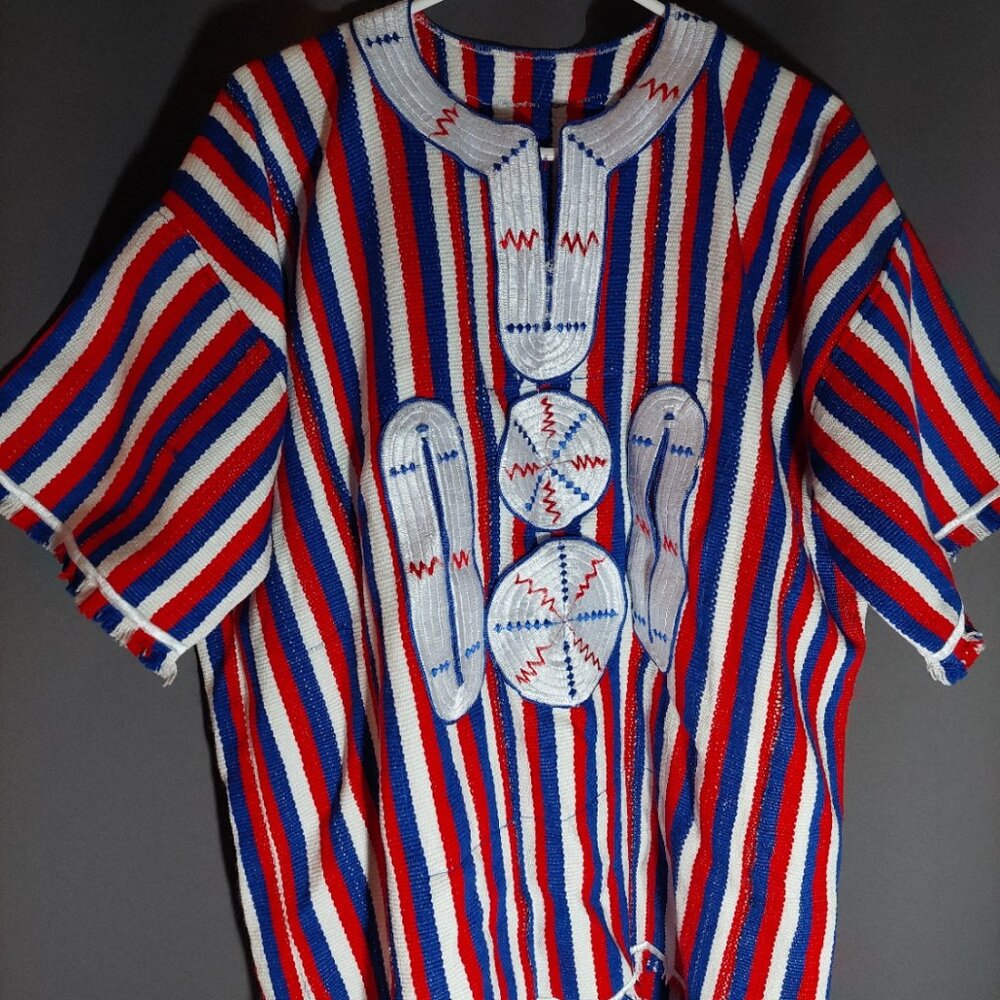 African Shirt Very Colorful Liberian Tribal
